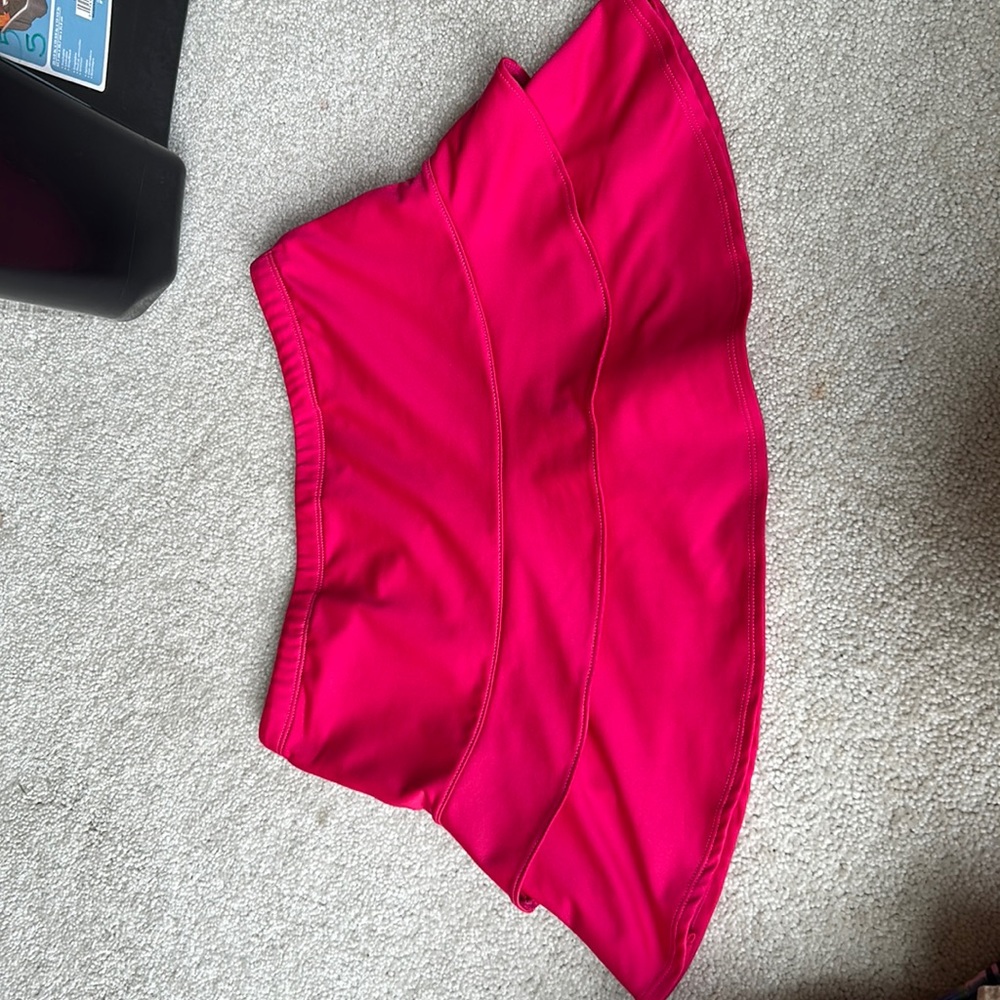 Pink girls golf skirt